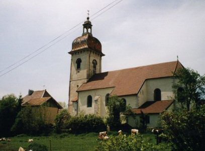 L'église d'Aubonne avant restauration, photo C. Dhote