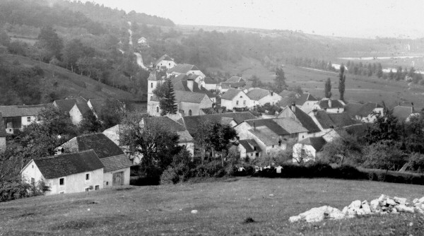 Le site de Blussans en 1895, collection O. Pernot