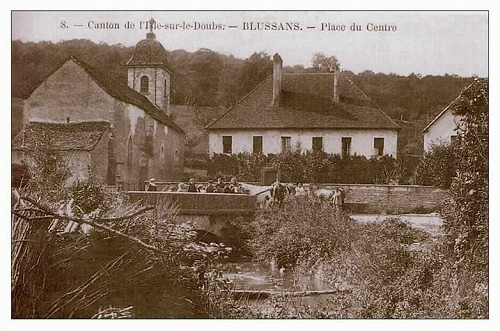 Blussans vers 1900