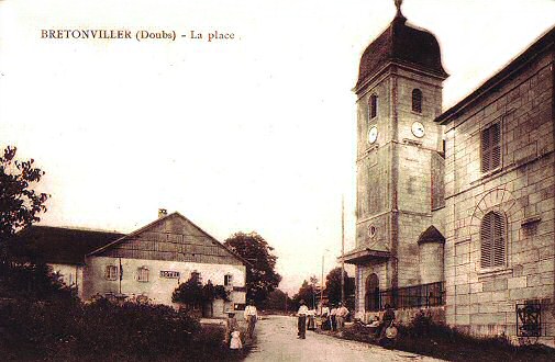L'église de Bretonvillers en 1920