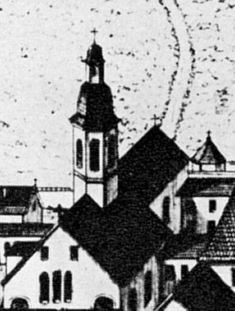 Clocher de la chartreuse de Vaucluse (39) document du XVIIème siècle