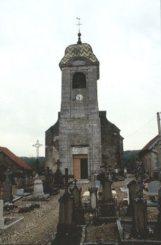 L'église de Fouvent-le-Haut en 1992, document base Mérimée
