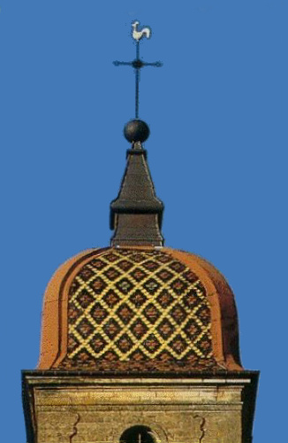 Clocher de Genevrey avant restauration