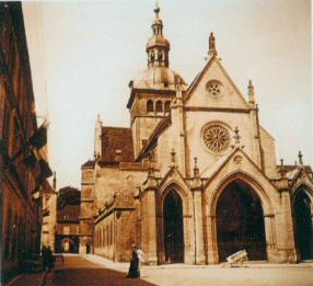 La basilique de Gray en 1902, collection M. Morlin
