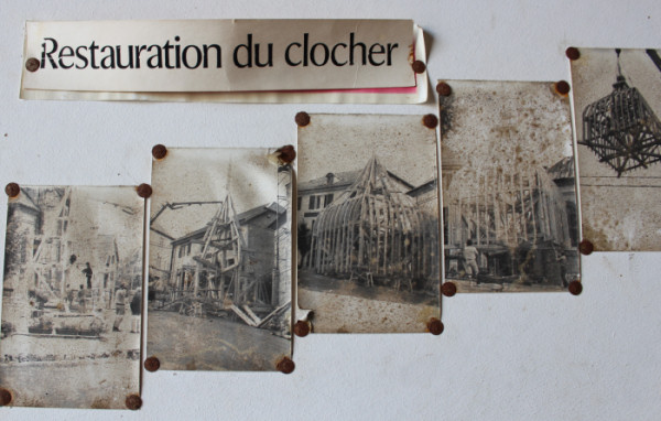 Photos de la restauration du clocher