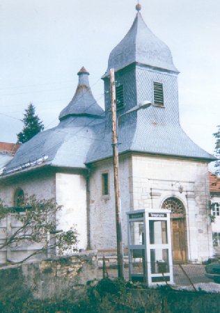 L'église avant l'incendie de 1985