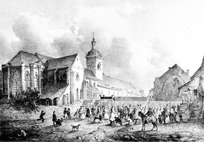 L'ancienne abbatiale Saint Pierre de Luxeuil