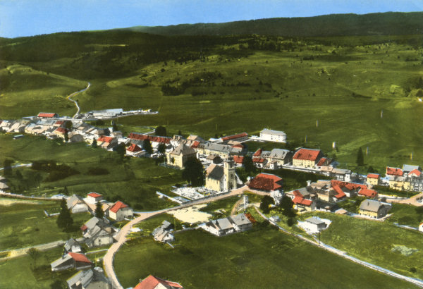 Le site de Mouthe vers 1950, collection M. Morlin