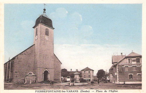 Carte postale de Pierrefontaine-lès-Varans vers 1950