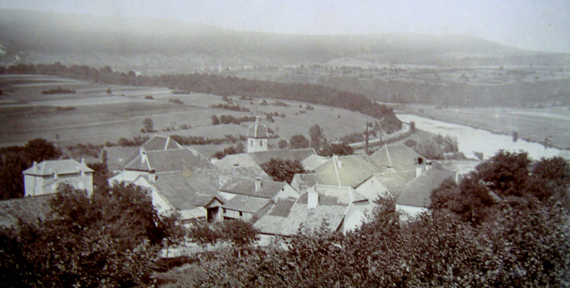 Le site de Roche-lès-Clerval en 1895, collection O. Pernot