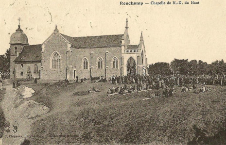 La chapelle de Ronchamp en 1927