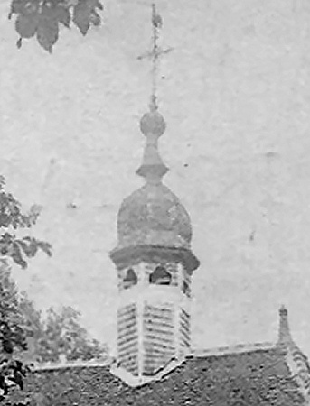 Clocher de l'ermitage de Saint-Valbert (70) vers 1900