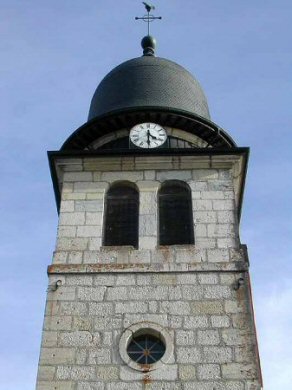 Le clocher de Bois d'Amont, photo J. Guyon