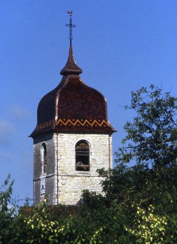 Clocher de Buffard (25) photo P. Gérard
