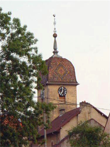 Clocher de Calmoutier (70) photo S. Chevillon