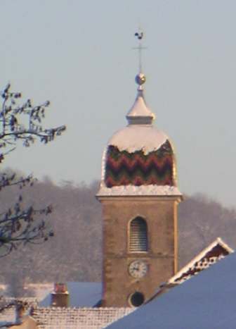 Clocher de Cerre les Noroy, photo A. Orchampt