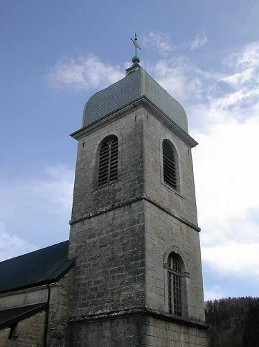 Clocher de Chaux-des-Crotenay, photo J. M. Guyon