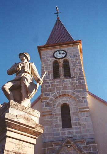 L'église de Foncine-le-Bas, photo J.M. Guyon