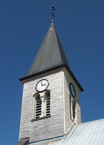 Clocher de Foncine-le-Bas (39) photo D. Clerc