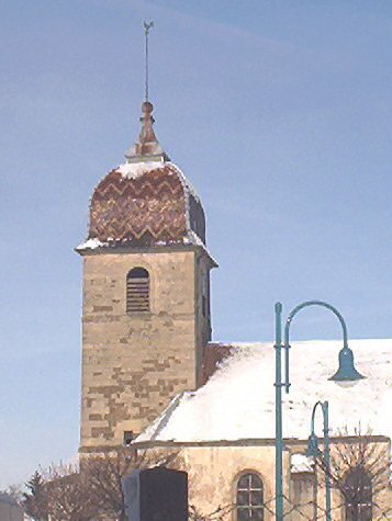 Clocher de Menoux, photo I. Spaans