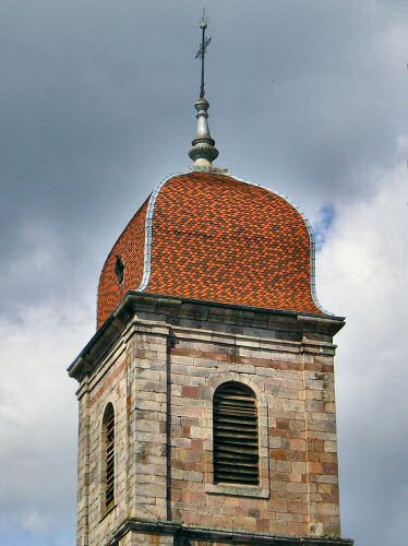 Clocher de Plancher-Bas (70) photo P. Regnault
