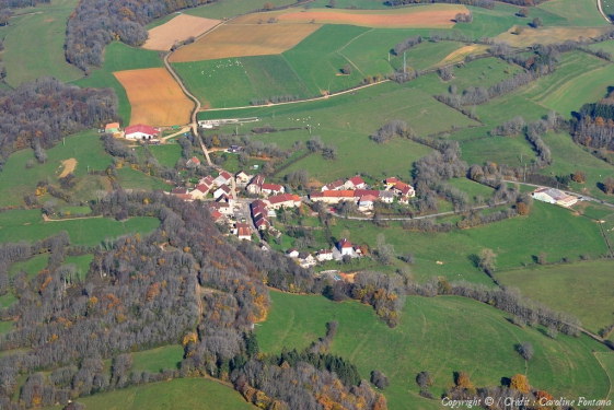 Le village d'Alièze, photo C. Fontana