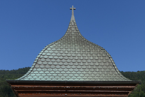 Clocher d'Allevard-les-Bains, photo Y. Bessero