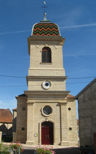L'église d'Anchenoncourt au XXIème siècle, site de la commune