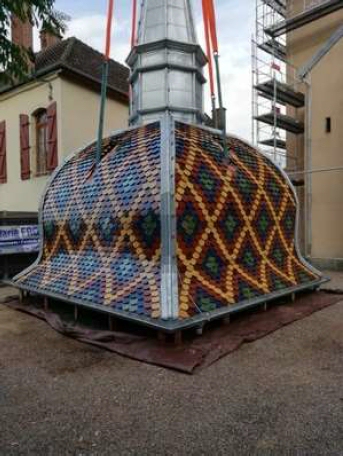 Clocher d'Ancier, document Y. Bessero