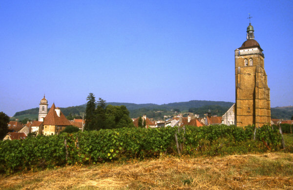 L'église Saint-just au milieu des vignes, photo P. Gérard