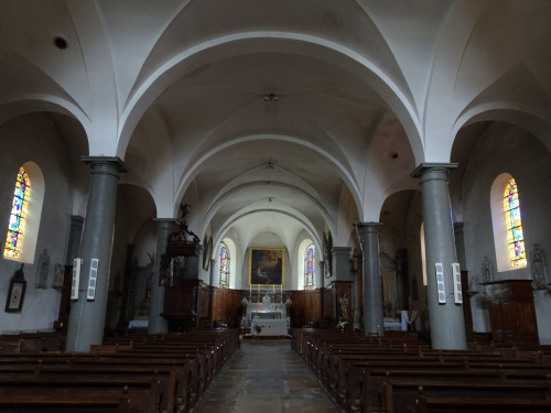 Intérieur de l'église d'Arlay, photo O. Pernot