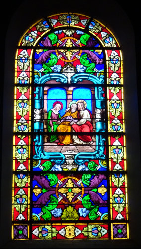 Vitrail de l'église d'Arlay, photo O. Pernot