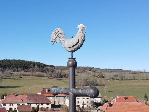 Le coq de l'église d'Aubonne, photo E. Rey