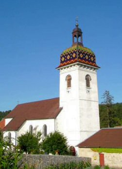 L'église d'Aubonne en 2005 après restauration, photo C. Dhote
