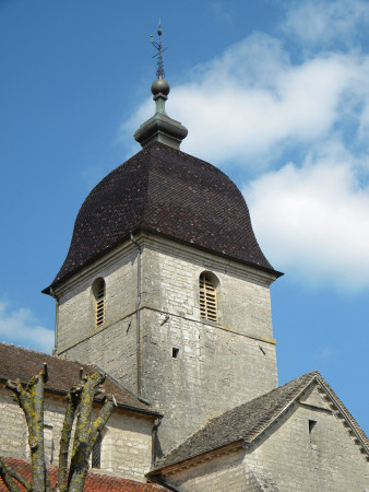 Clocher d'Autrey-lès-Gray (70) photo D. Bion
