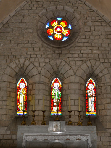 Choeur de l'église d'Auxange, photo M. Morlin