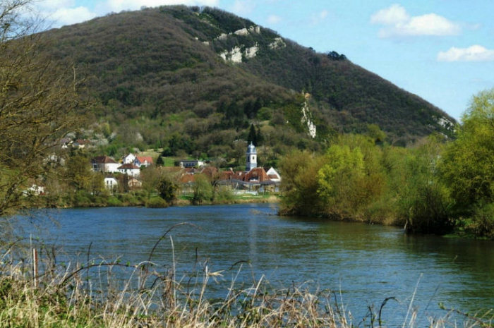 Le site d'Avanne-Aveney, photo J. Masset
