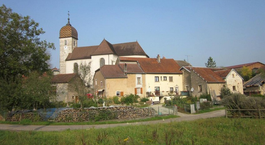 Le village d'Avilley, photo J. Masset
