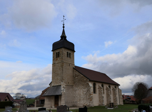 L'église de Bannans, photo Y. Bessero