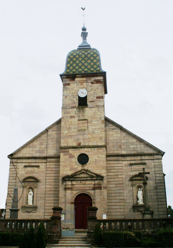 L'église de Baudoncourt, photo J. Masset
