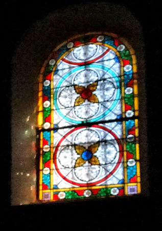 Vitrail de l'église de Bellefontaine, photo O. Pernot
