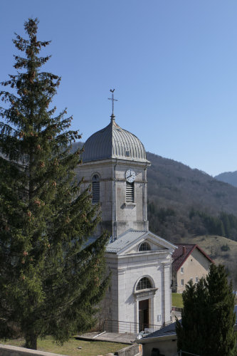 Eglise de Belleydoux, photo Y. Bessero