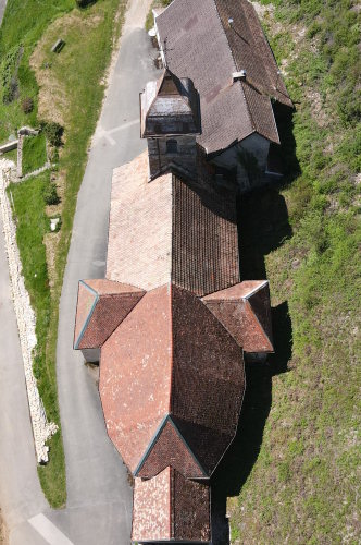 L'église de Belvoir, photo E. Rey