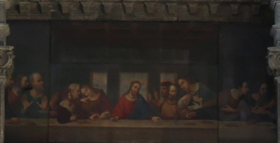 Tableau de l'église Sainte Madeleine à Besançon, photo C. Quillon