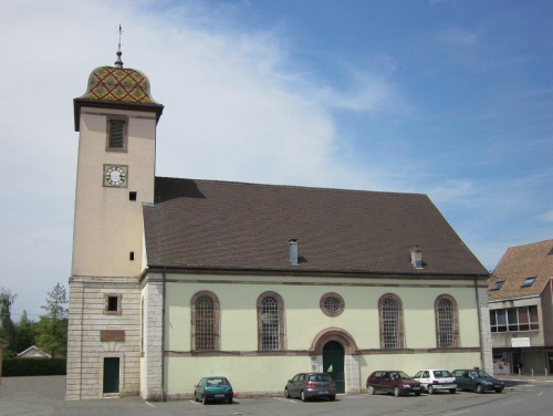 Le temple de Béthoncourt, photo C. Briot
