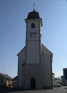 L'église de Blamont, photo  B. Mougey