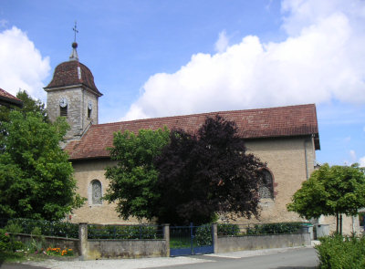 L'église de Blussans, photo O. Pernot