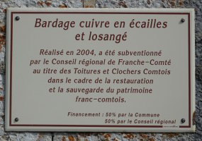 Panneau d'information in situ