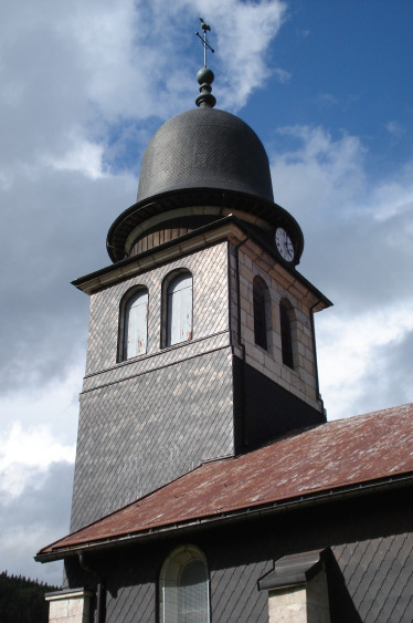 Le clocher de Bois d'Amont, photo O. Pernot