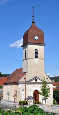 L'église de Bonnevaux restaurée, photo M. Morlin